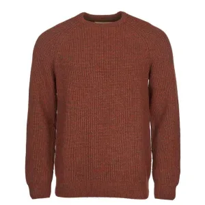 Barbour Horseford Lambswool Crew Neck Mens Jumper - Cinnamon