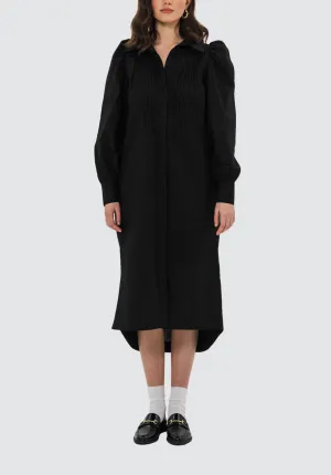 Denis Shirt Dress | Black