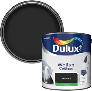 Dulux Silk Emulsion 2.5L - Rich Black