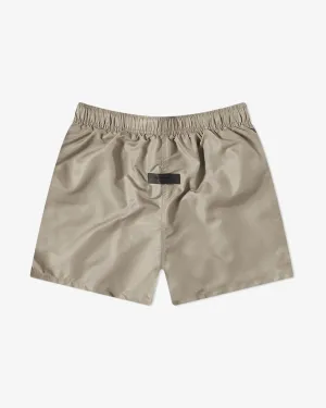 FEAR OF GOD FOG ESSENTIALS SS22 RUNNING SHORTS DESERT TAUPE