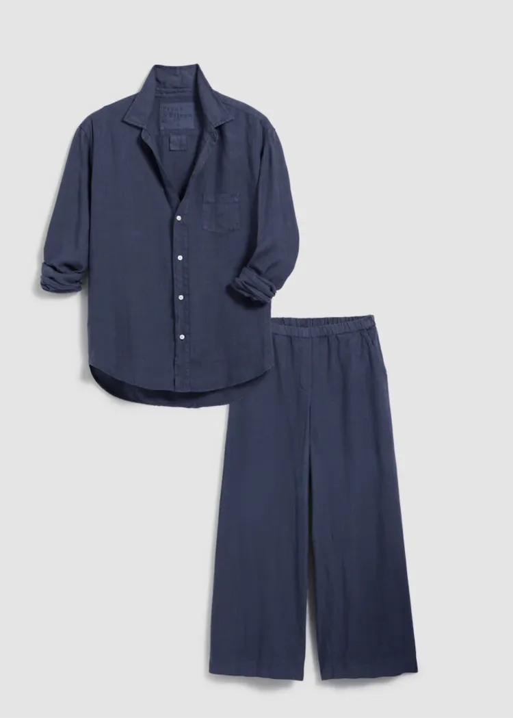 Frank & Eileen | Eileen   Pull on Pant Set | Washed Linen