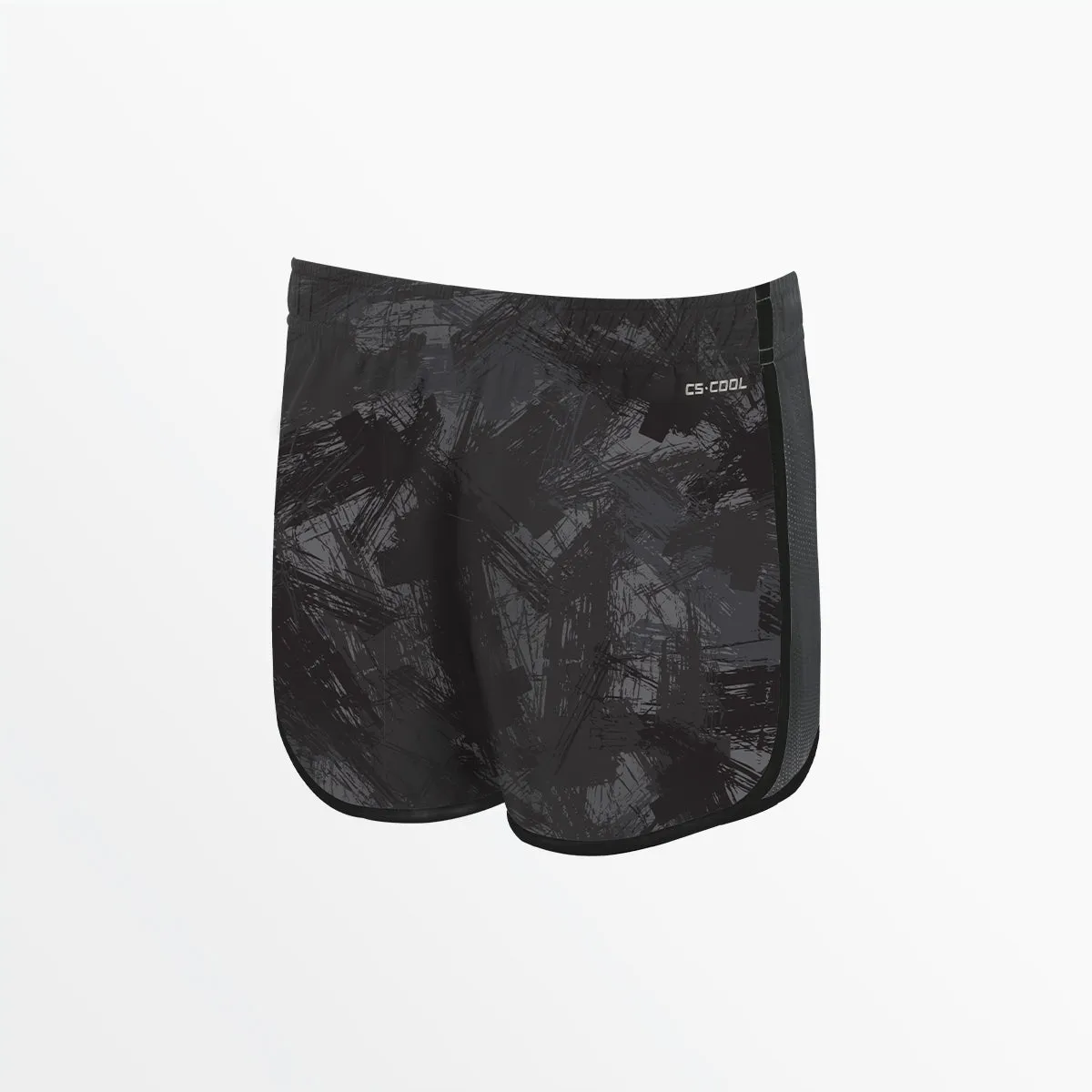 GIRL'S CAMO STROKES 2-TONE RUNNING SHORTS