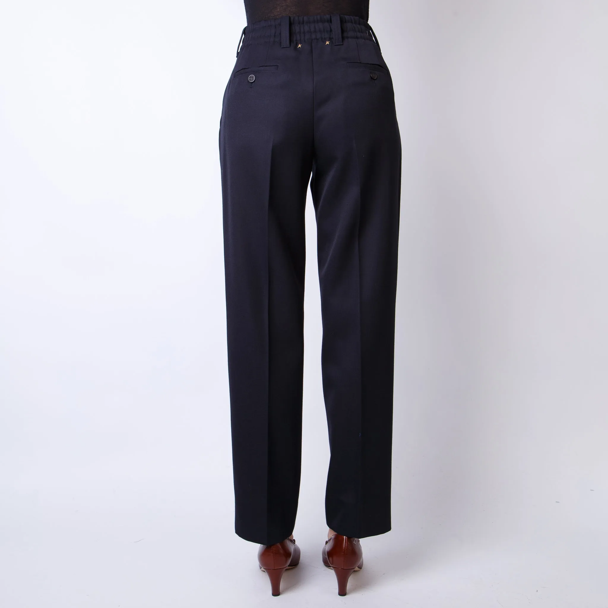 GOLDEN GOOSE TROUSERS GWP01504.P00096150486 BLUE