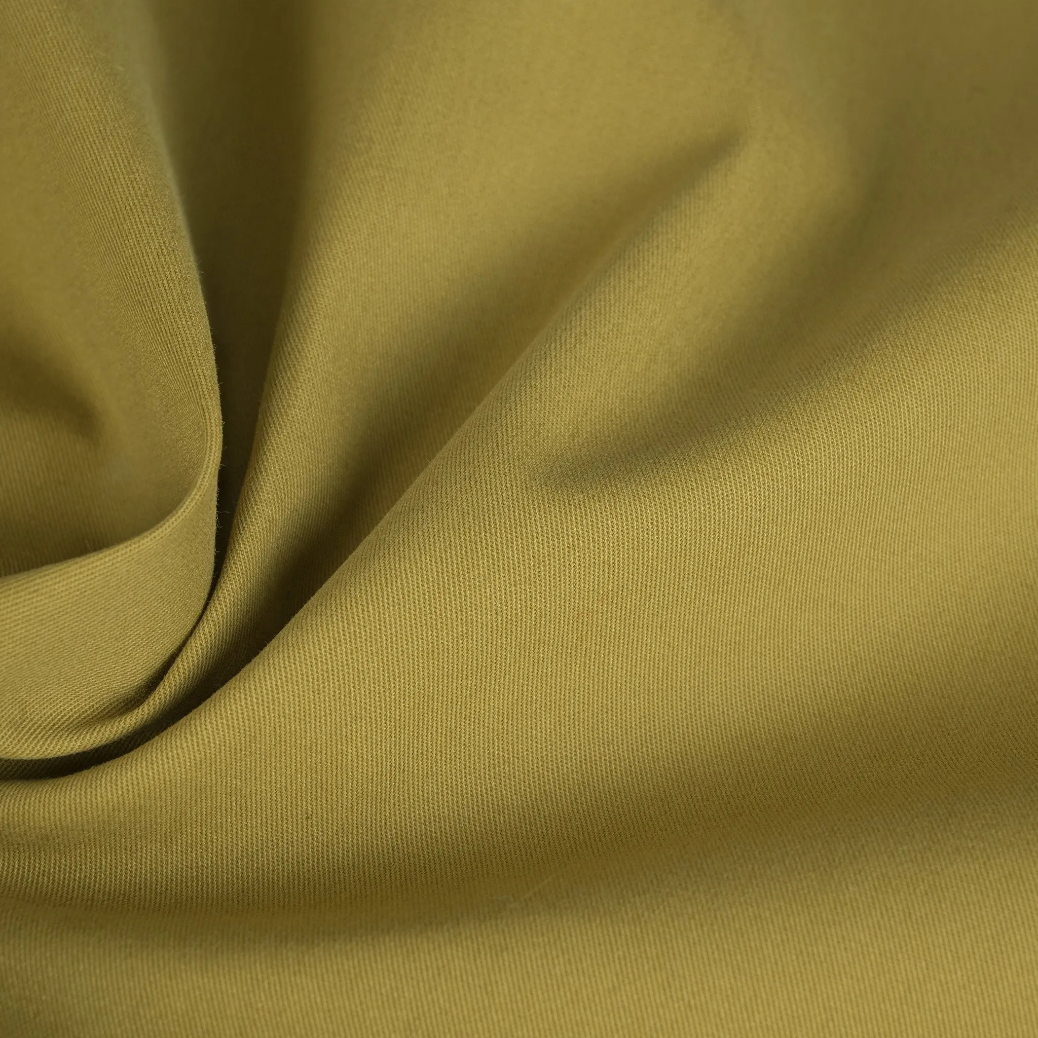 Khaki Green Twill Fabric 7446