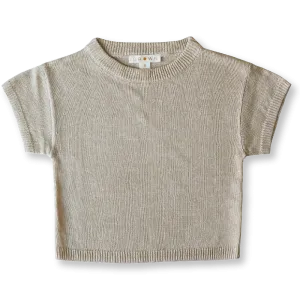 Linen Knit Tee