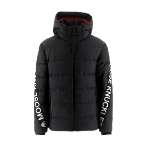 Black Moose Knuckles Logo Naufrage Jacket - Optimized E-commerce Product Title