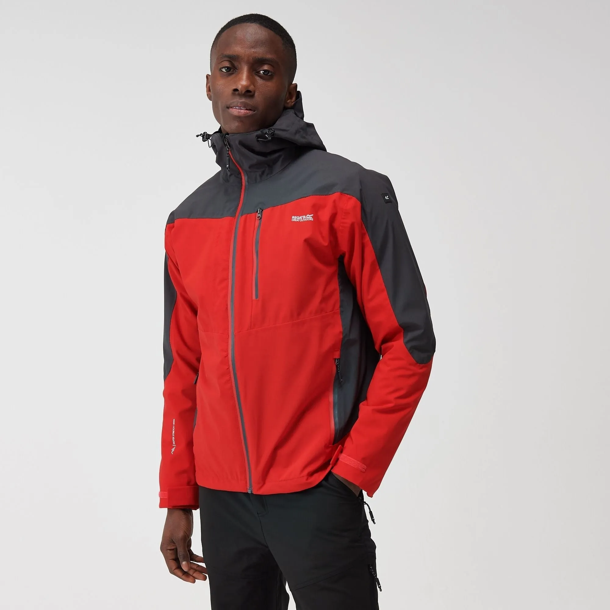 Regatta Mens Wentwood VIII 3-in-1 Waterproof Jacket in Vibrant Danger Red - Versatile All-Weather Outdoor Gear