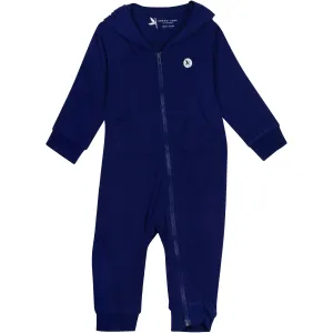 Toddler Long Sleeve Hooded Zipper Romper