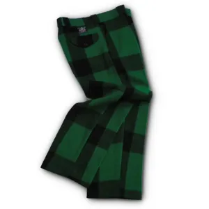 Traditional Wool Pants - 72 - Green & Black