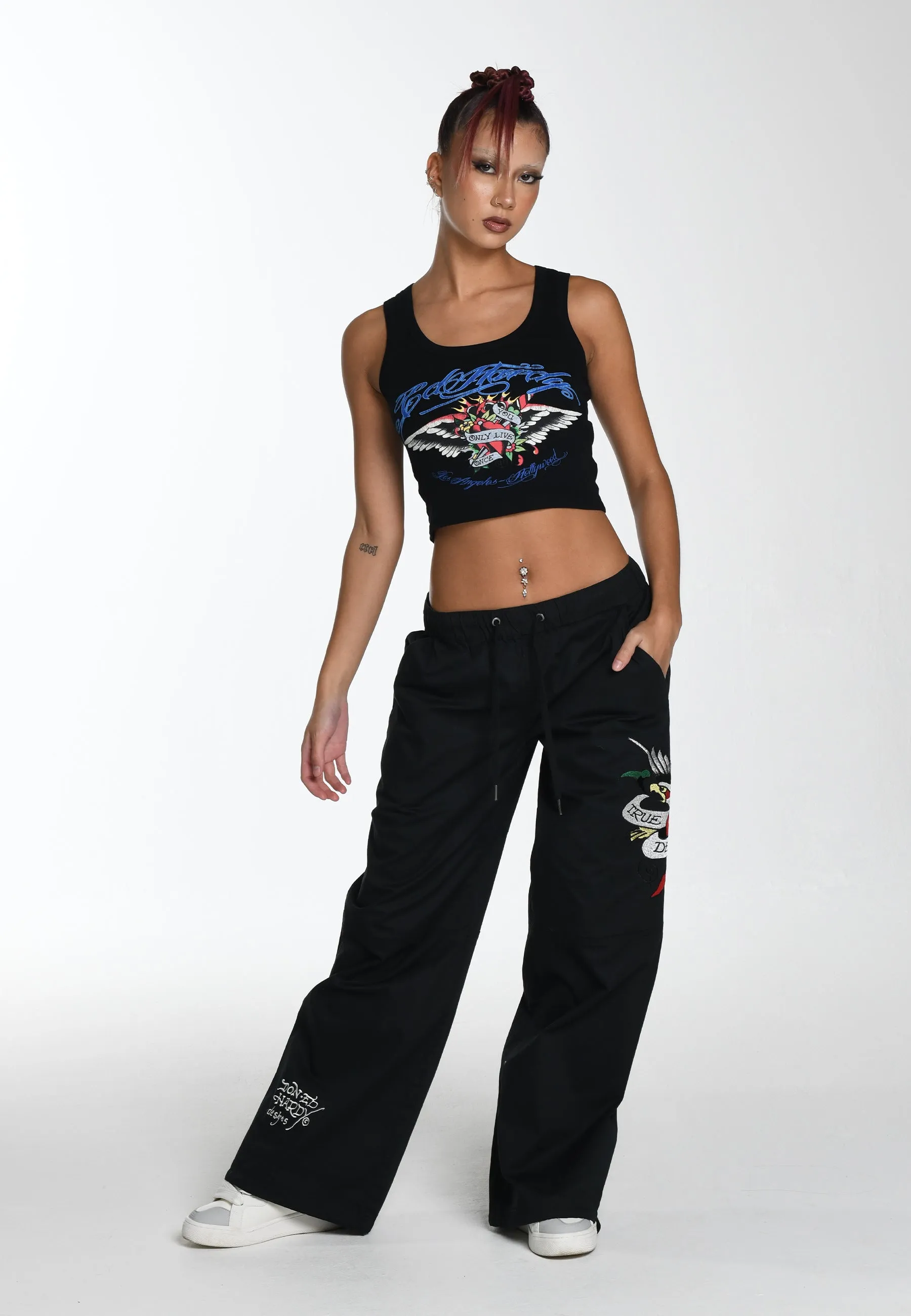 Womens True Til Death Tech Trouser - Black