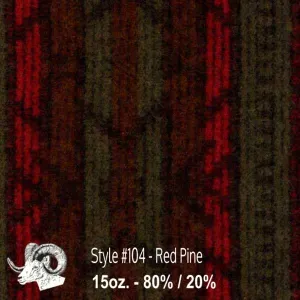 Wool Swatch - 104 - Red Pine