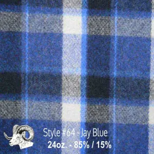 Wool Swatch - 64 - Jay Blue